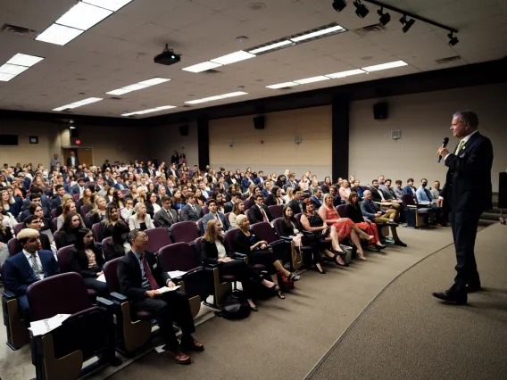 lecture conference man speech