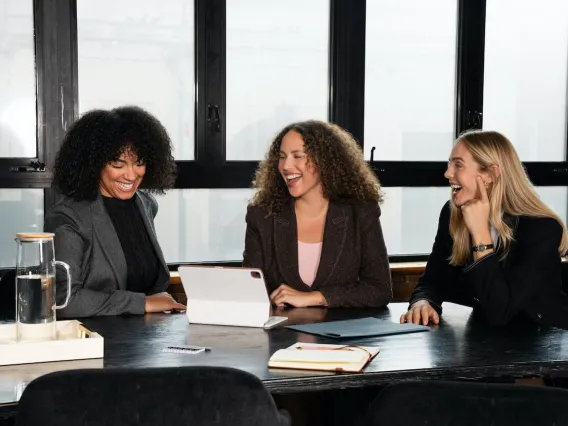 Women at desk