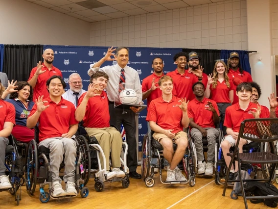 U of A Wheelchair Basketball team