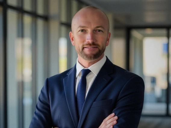 man professional headshot