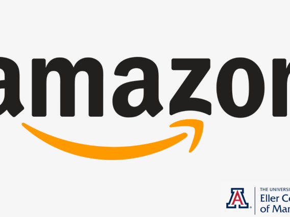 Amazon logo with Eller logo.