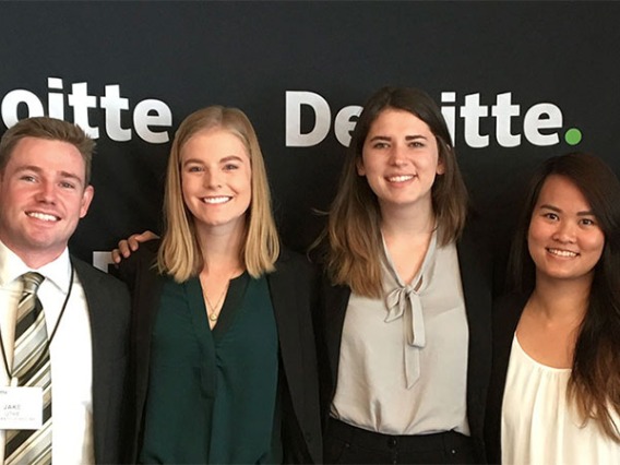 Eller Undergraduates Score Big Win in Deloitte Audit Innovation Campus Challenge