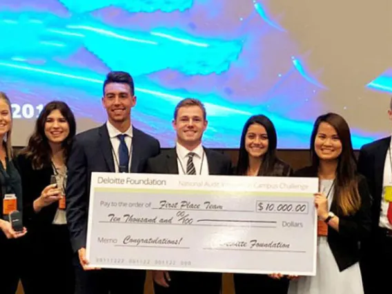 Eller Team Wins at Deloitte Competition