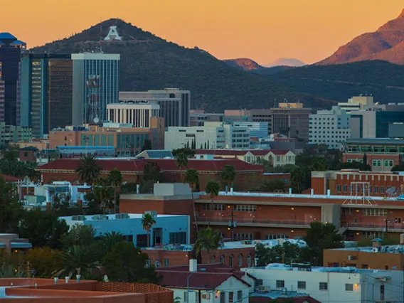 The University of Arizona and Tucson