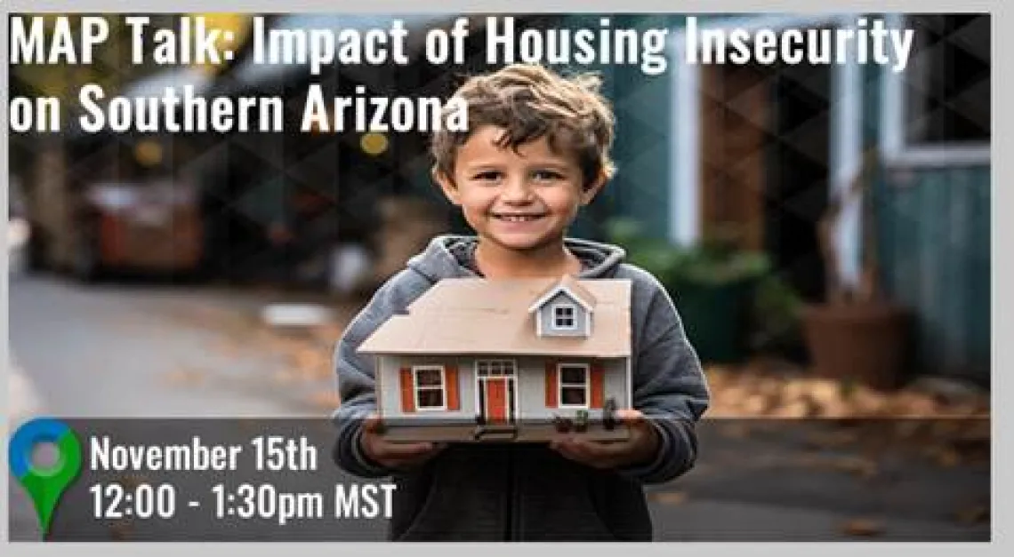 Child holding house