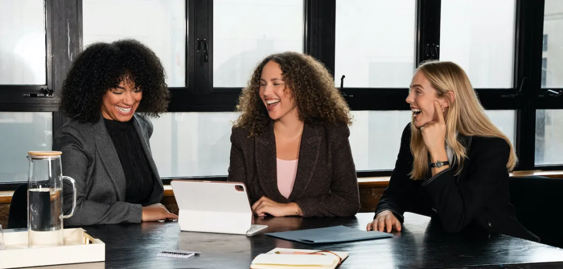 Women at desk