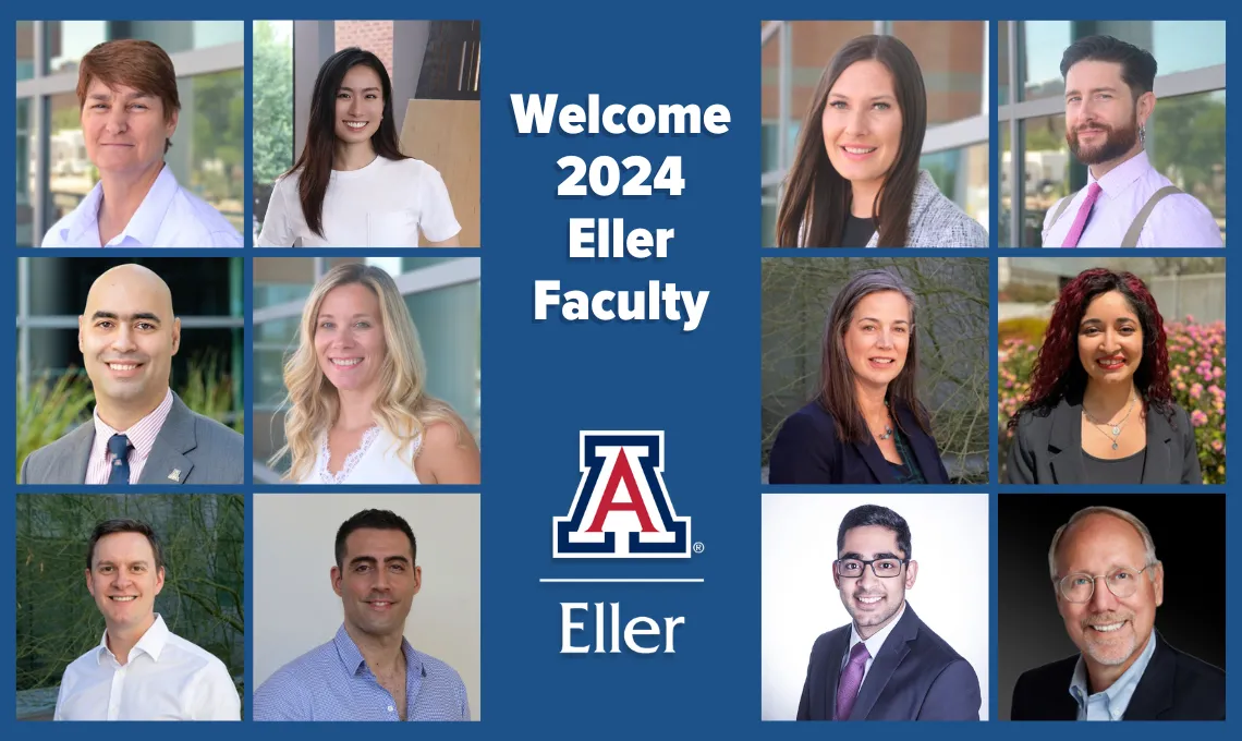 Eller new faculty headshots