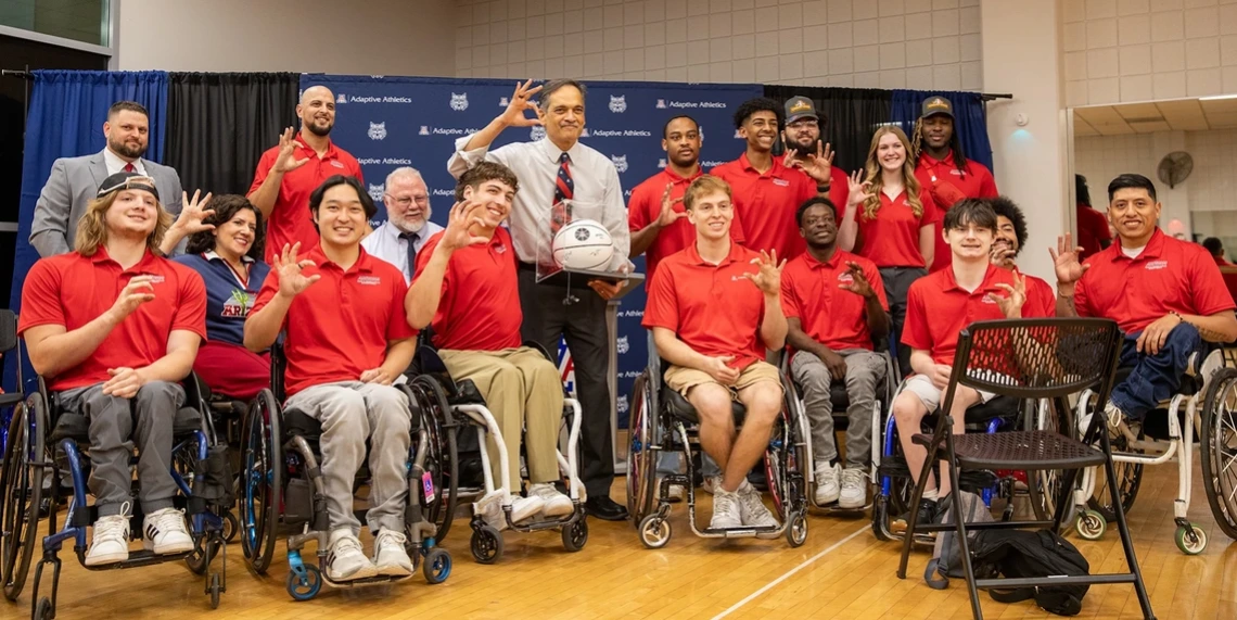 U of A Wheelchair Basketball team