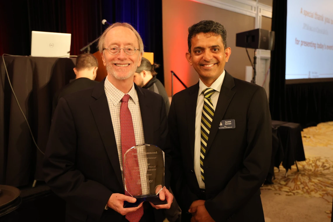 two men and a award