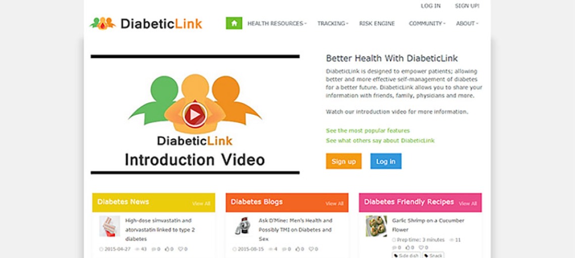 DiabeticLink website