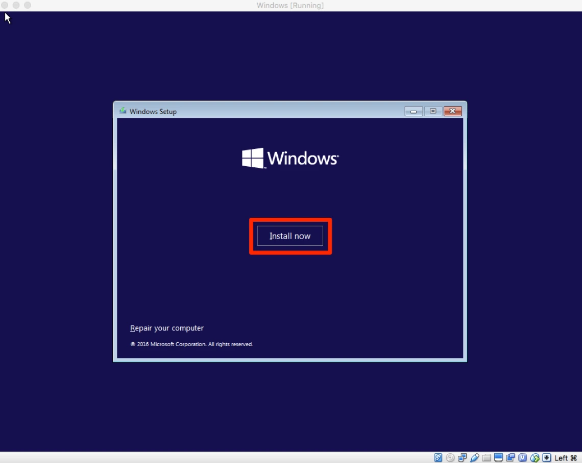 click on install click on install