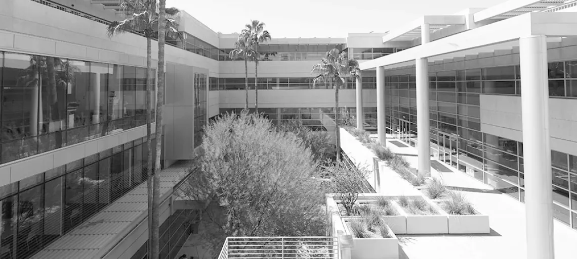 McClelland Hall Courtyard