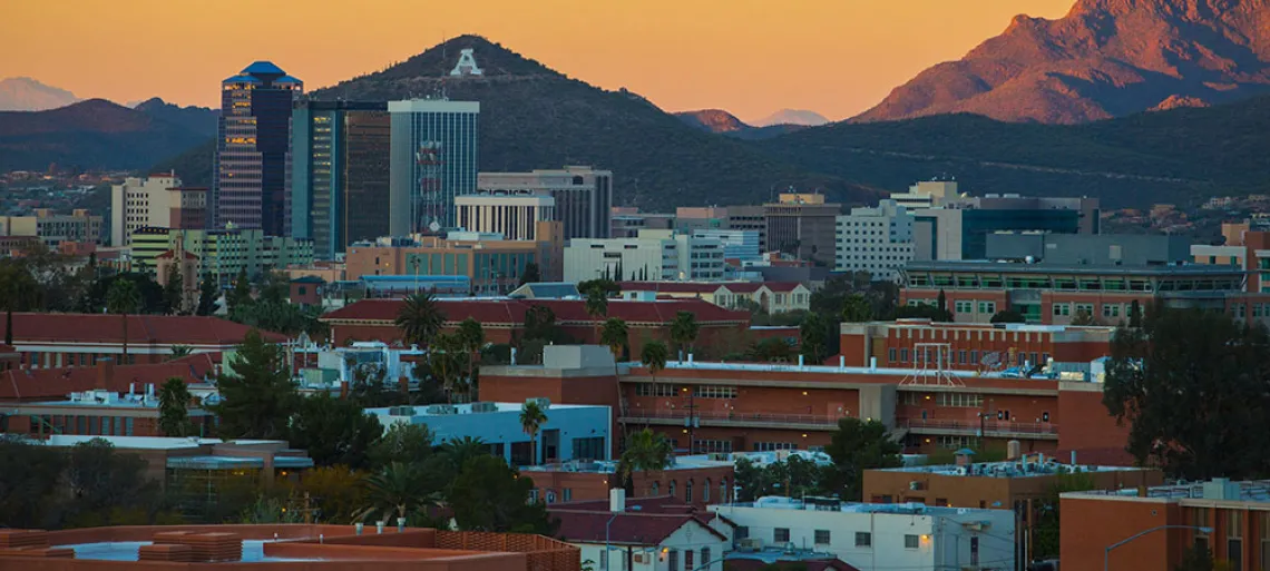 The University of Arizona and Tucson