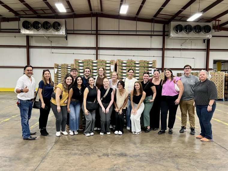 BNAD 449 students at Fresh Produce Association in Nogales, AZ