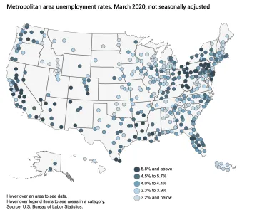 Unemployment rates were higher in March than a year earlier for all Arizona metropolitan areas