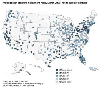 Unemployment rates were higher in March than a year earlier for all Arizona metropolitan areas