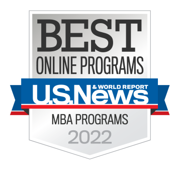 U.S. News 2022 Best Online Programs badge