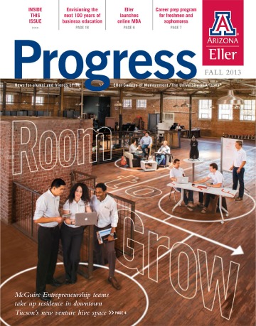 Eller Progress Magazine Fall 2013 Cover
