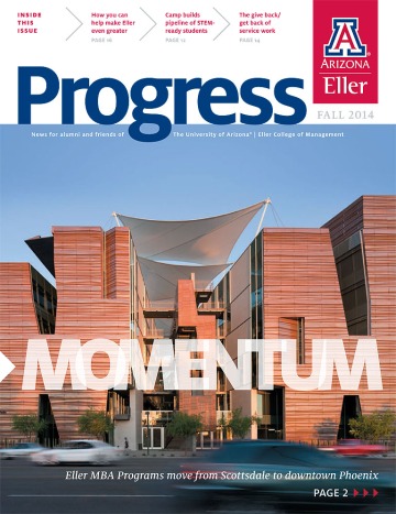 Eller Progress Magazine Fall 2014 Cover