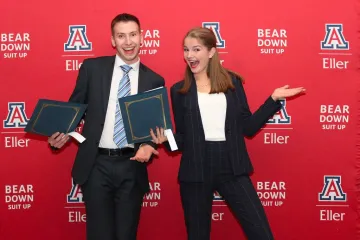 Ethan Mader and Paulina Hruskoci from the University of Texas at Dallas