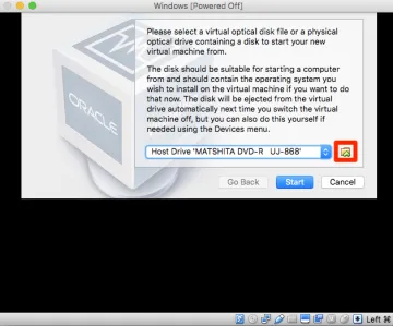 select disk image select disk image