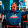 Neal excited in Times Square