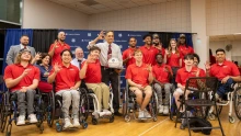 U of A Wheelchair Basketball team