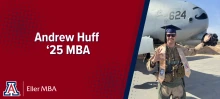 Andrew Huff and a plane