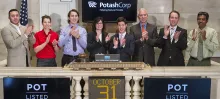 Ian Glasner with PotashCorp at NYSE