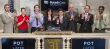 Ian Glasner with PotashCorp at NYSE