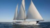 Large sail boat ocean