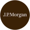 JPMorgan in a brown circle